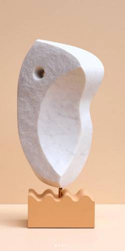 carved white sculpture