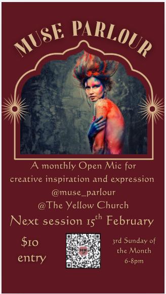 Muse parlour flyer